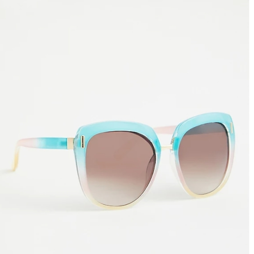 🆕MULTI COLOR FACE SQUARE SUNGLASSES - Picture 3 of 5